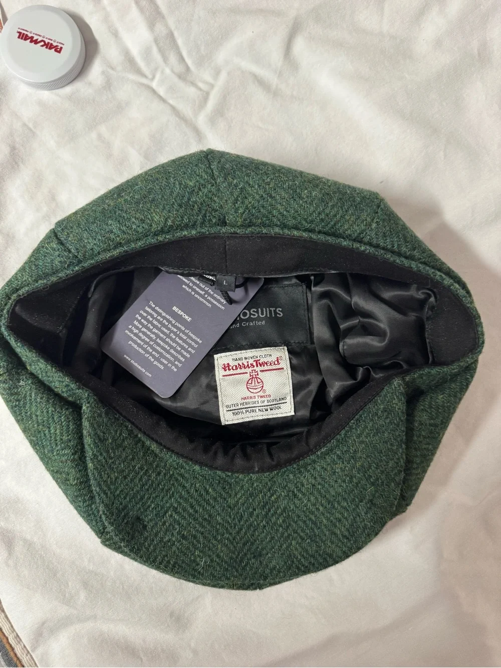 Green Wool Driver Cap - Classic Men's Hat
